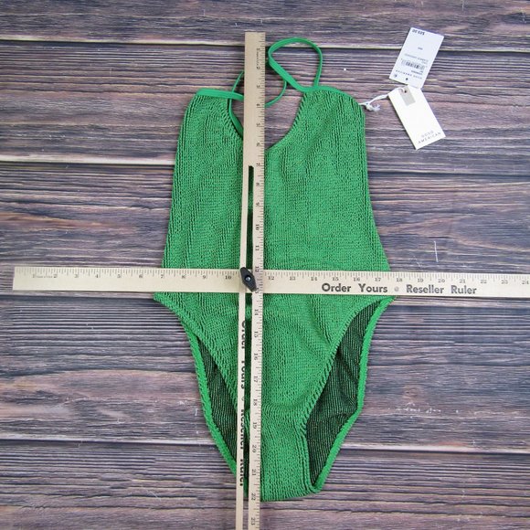Good American Green One Piece Swimsuit - Picture 6 of 10